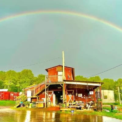 Rainbow over WildeWood Farm